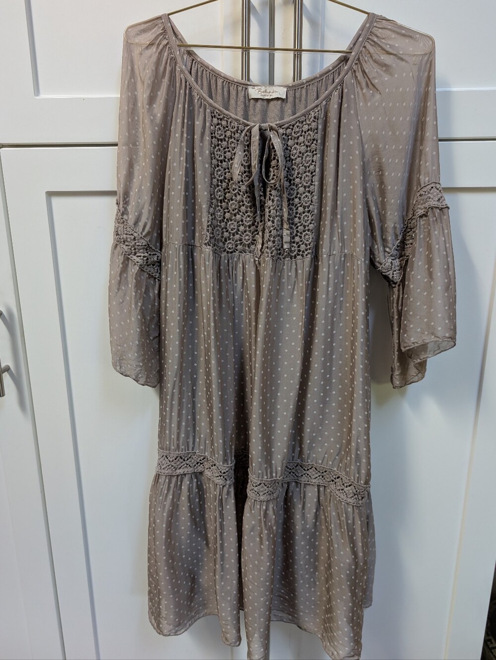 Bellambra Polka Dot Silk Dress